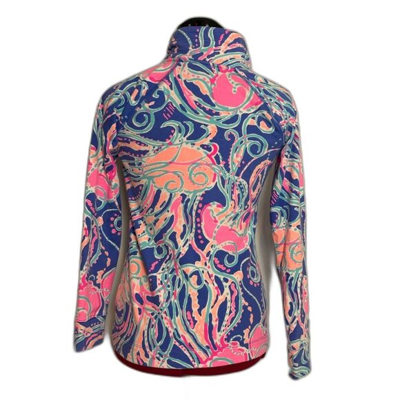Lilly Pulitzer Captain Popover Size XXS Iris Blue Jellies Be Jammin Print - Picture 13 of 13